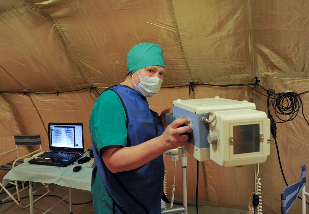 “Centrospas” Emergency Response Team Hospital of the Ministry of Emergency Situations of the Russian Federation in Beirut Has Been Equipped with Mobile X-Ray Machines Manufactured by “NOELSI” Company 